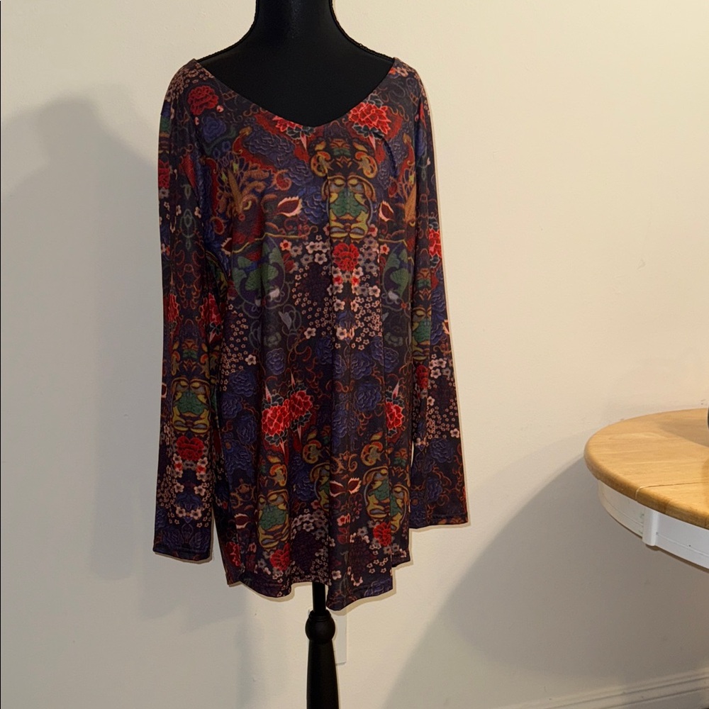 Floral Patterned Women's Top